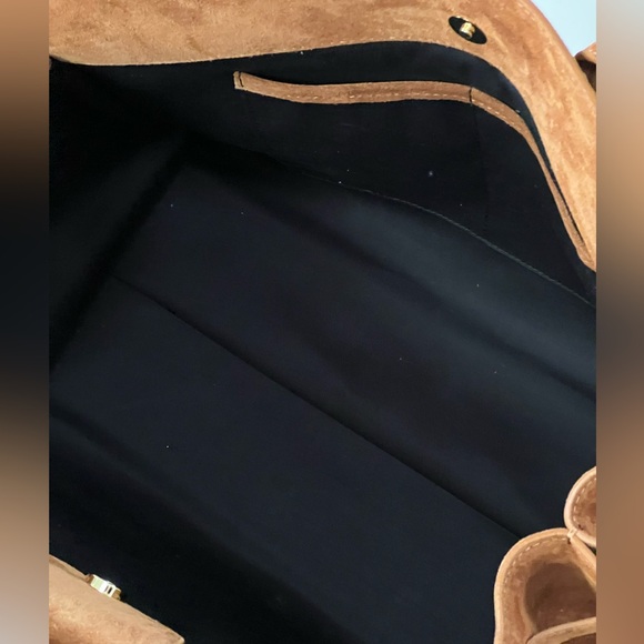 Claudia Firenze Italy Suede Leather Margaux Bag - Picture 6 of 16